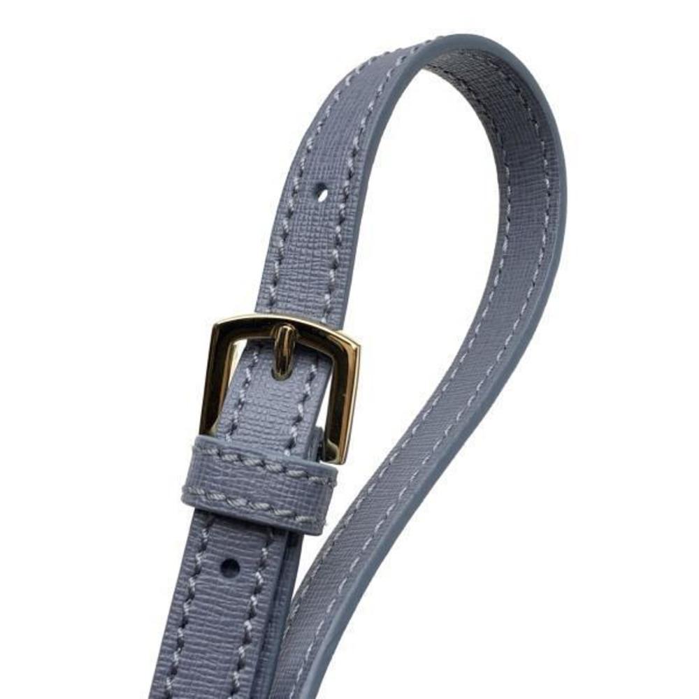 Furla Zipper Leather Crossbody Bag Blue - Picture 9 of 9